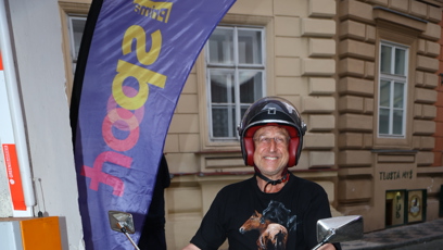 FOTO: Václav Vydra předvedl svou mašinu.