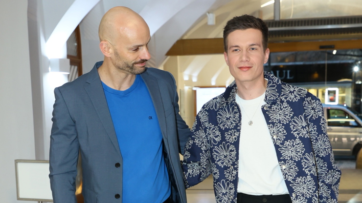 Daniel Krejčík s novým partnerem Jiřím Vymětalem.