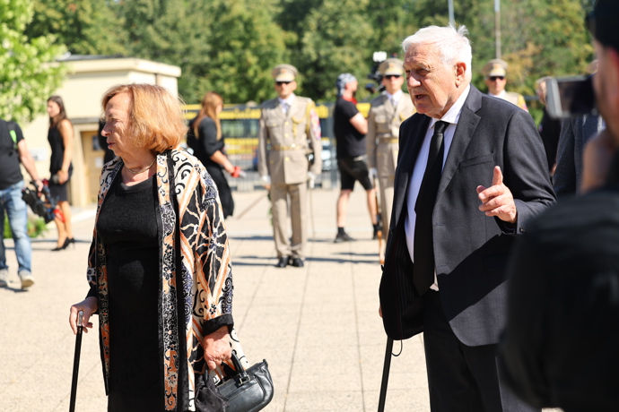 Exprezident Václav Klaus s manželkou.