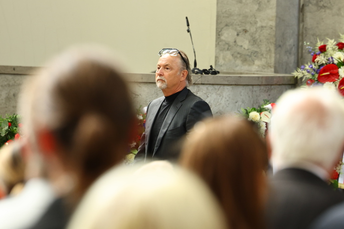 Poslední rozloučení s Milanem Knížákem.