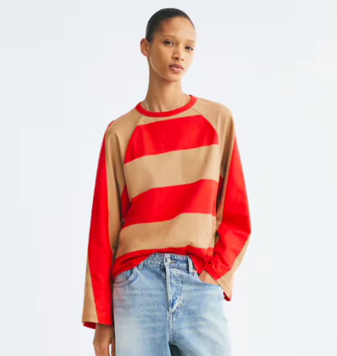Top s raglánovými rukávy H&M, 879 Kč Top s raglánovými rukávy H&M, 879 Kč