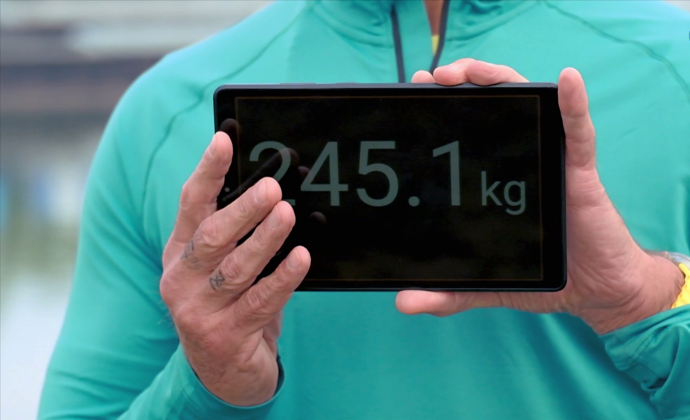 Vážil neuvěřitelných 245 kilogramů.