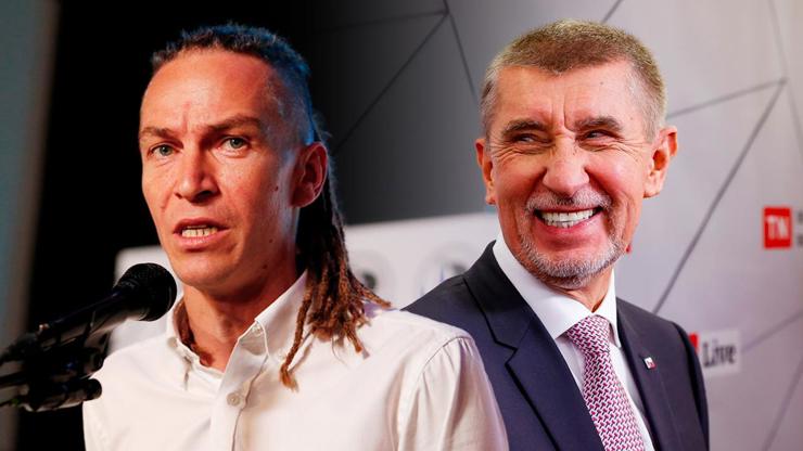 Ministr pro místní rozvoj Ivan Bartoš a expremiér Andrej Babiš (ANO)