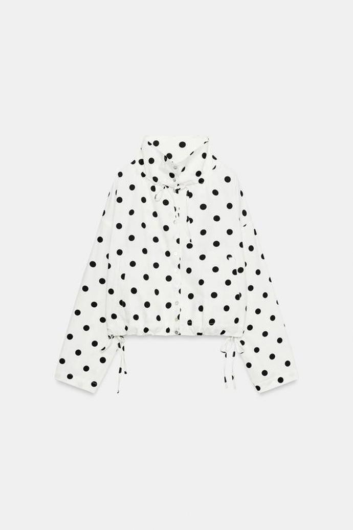 Bunda s puntíky, Zara, 849 Kč