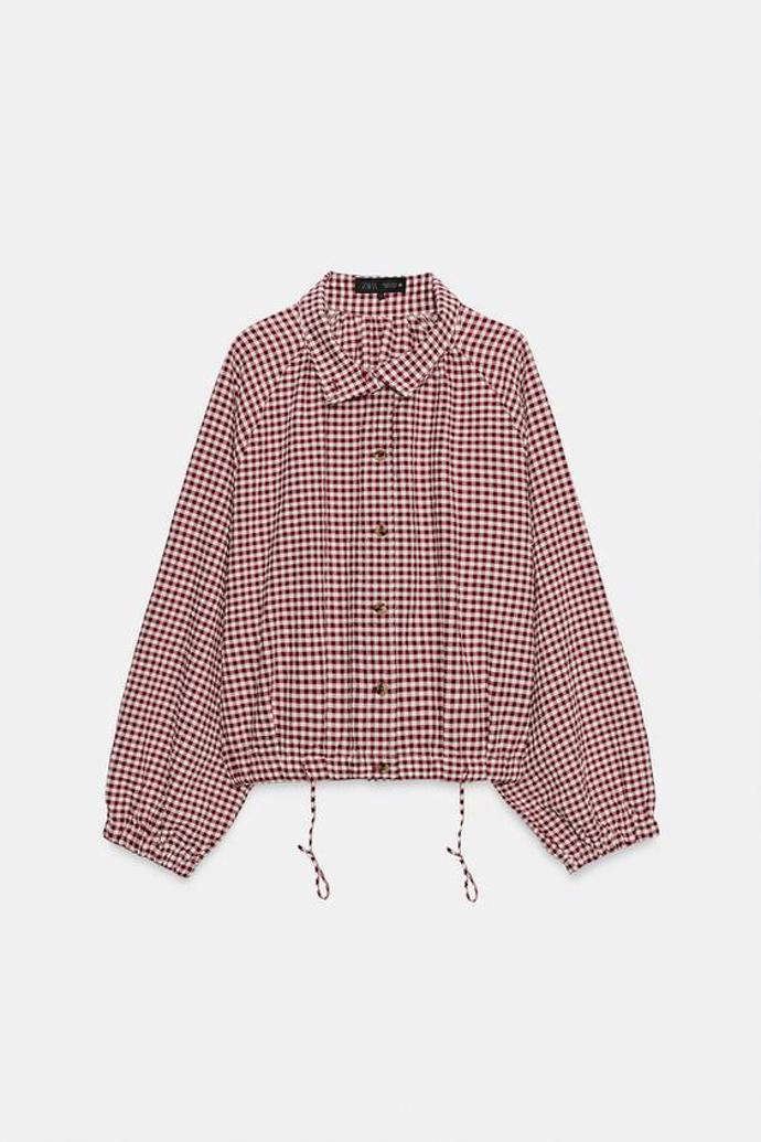 Kostkovaná bunda, Zara, 849 Kč