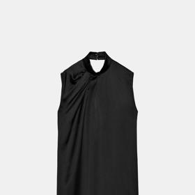 Krátké saténové šaty, Zara, 849 Kč