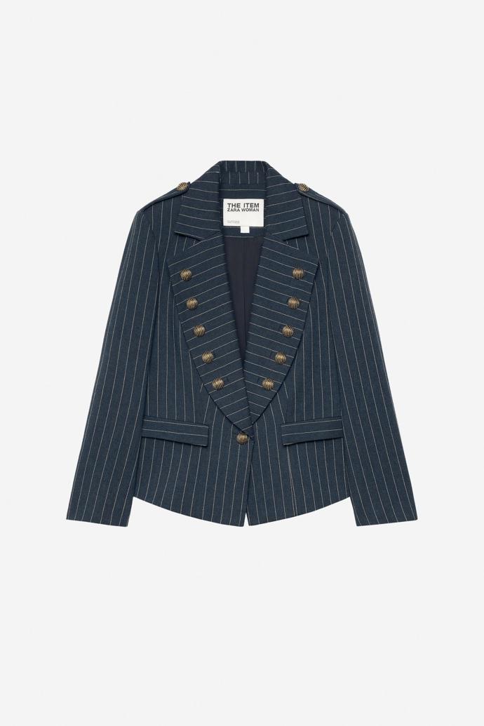 Sako s pruhy, Zara, 3399 Kč