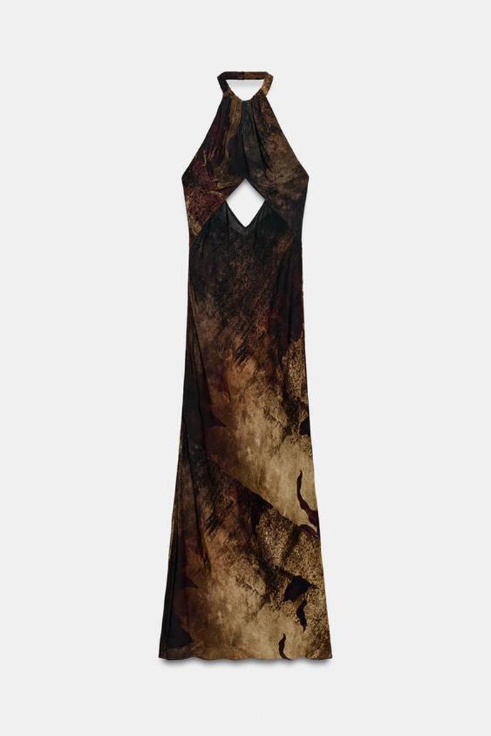 Šaty halter s potiskem, Zara, 1799 Kč
