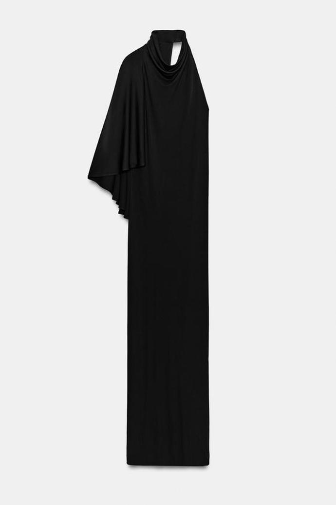 Šaty s asymetrickým rukávem, Zara, 2299 Kč