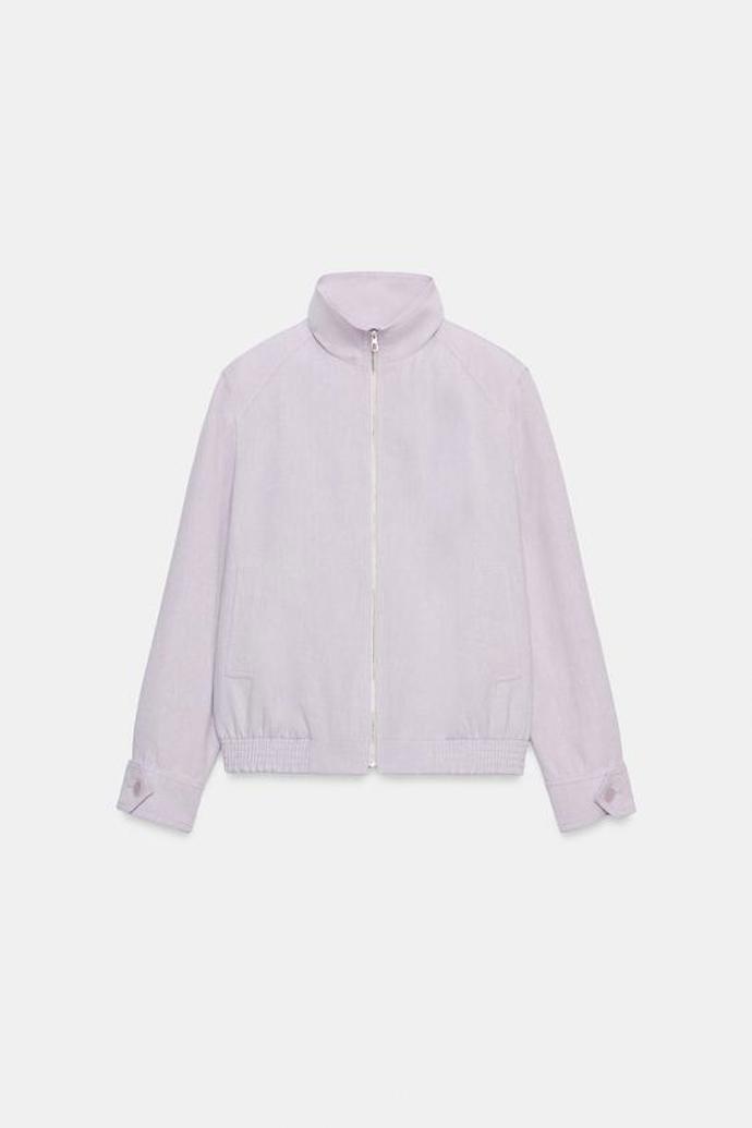 Bomber s příměsí lnu, Zara, 2299 Kč
