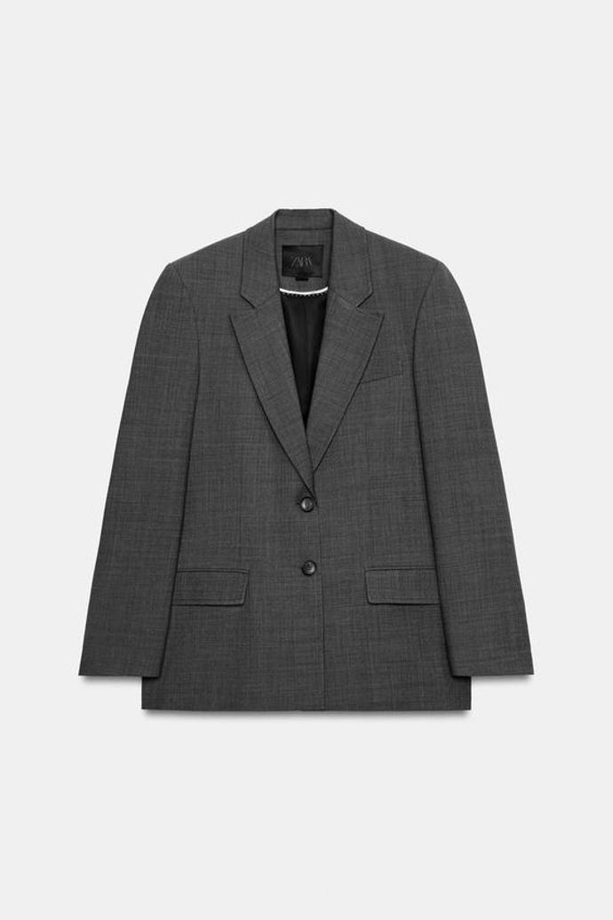 Rovné vlněné sako, Zara, 2599 Kč