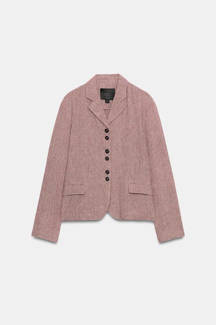 Sako se lněnou přízí, Zara, 1799 Kč