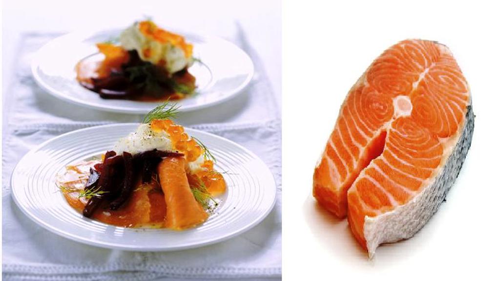 Recept na uzeného lososa s crème fraîche a vodkou Recept na uzeného lososa s crème fraîche a vodkou
