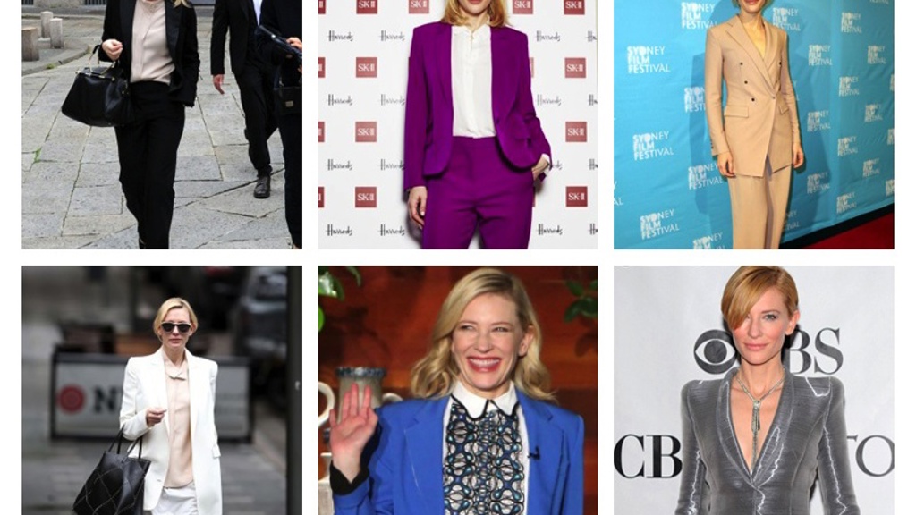 Jak nosit kalhotový kostým podle Cate Blanchett Jak nosit kalhotový kostým podle Cate Blanchett