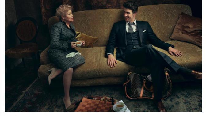 MICHAEL PHELPS, LARISA LATYNINA  & LOUIS VUITTON