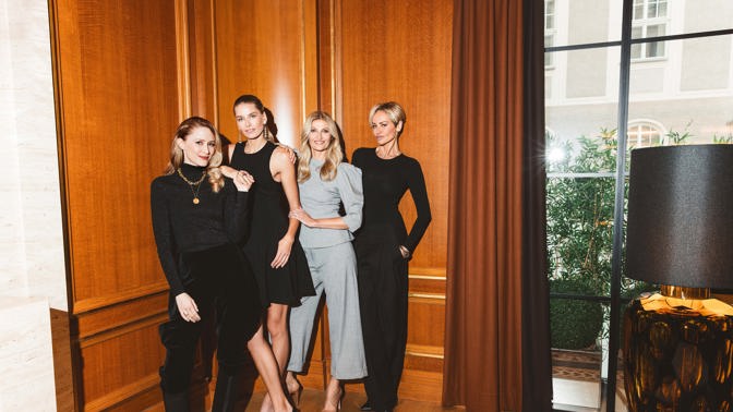 Tereza Maxová, patronkou nadace, Hana Soukupová, Adriana Ohanian Sklenaříková a Tereza Srbová