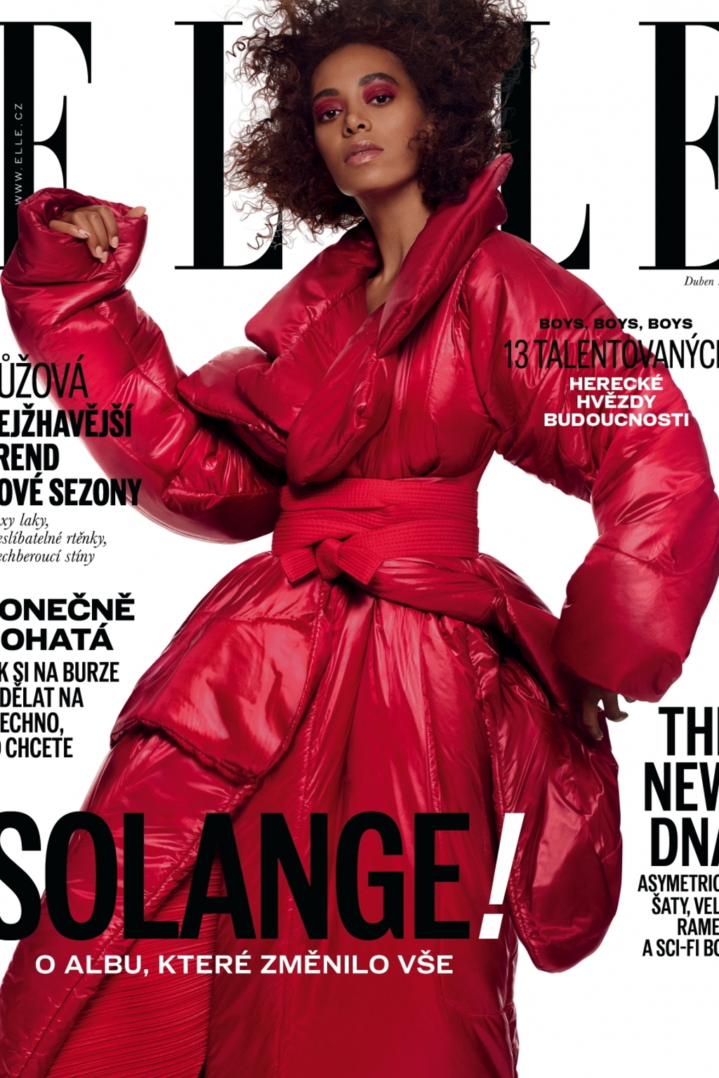 Hvězdami dubnové ELLE jsou Solange a nové módní trendy Hvězdami dubnové ELLE jsou Solange a nové módní trendy