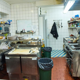 Kuchyně v restauraci Malý Janek.