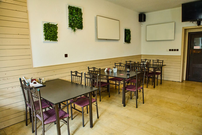 Prostory restaurace Hamrovka