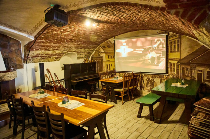 Prostory restaurace Plačkova v Boskovicích jsou velmi útulné. 