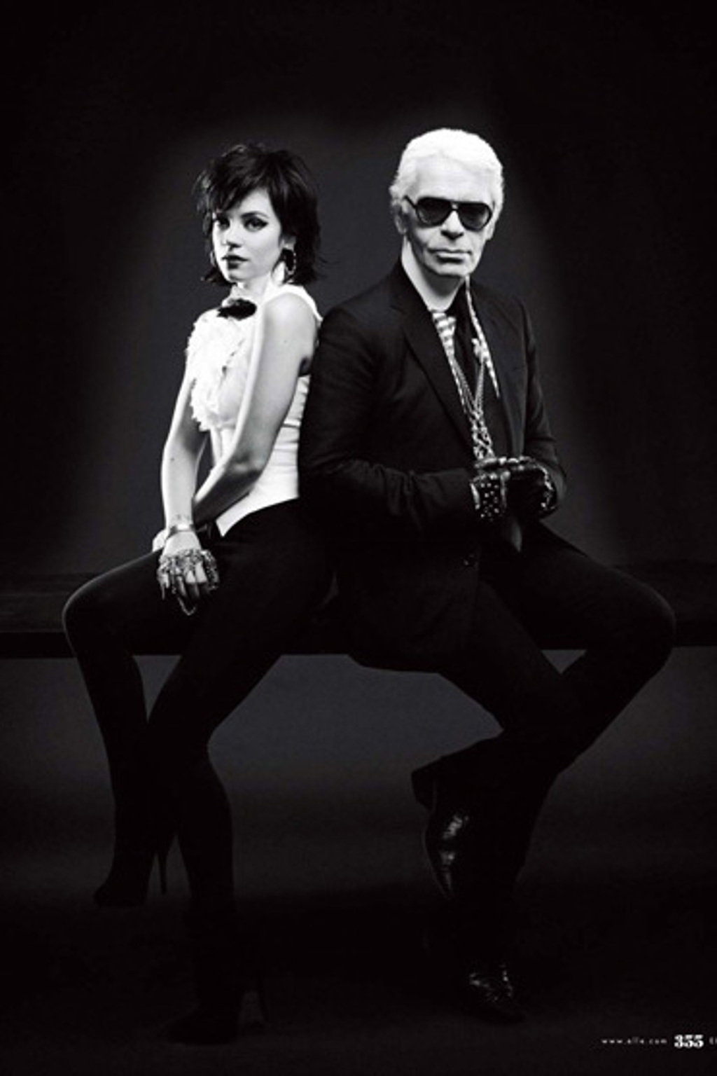Karl Lagerfeld si vezme do parády svatbu Lily Allen