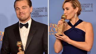 Leonardo DiCaprio a Kate Winslet na včerejších Glóbech zabodovali