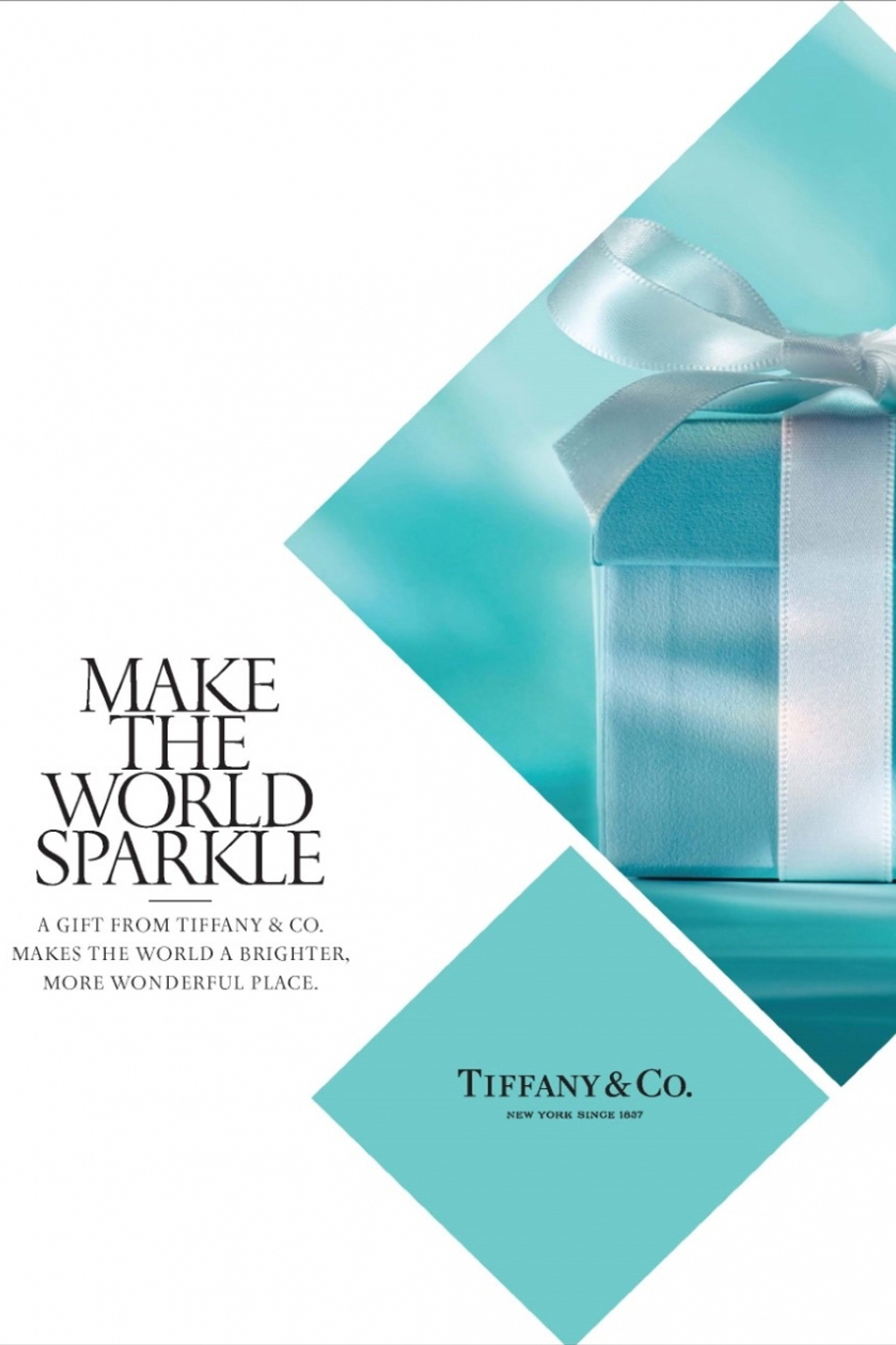 Make the world sparkle. Nejkrásnější dárky od Tiffany Make the world sparkle. Nejkrásnější dárky od Tiffany