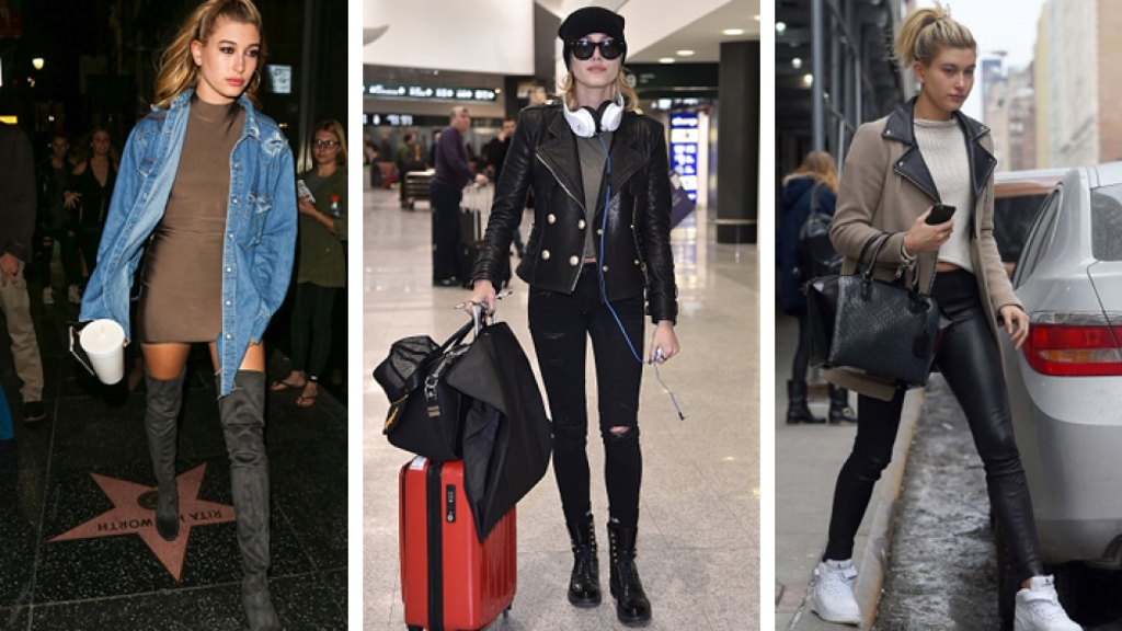 3x podzimní look podle Hailey Baldwin