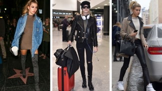 3x podzimní look podle Hailey Baldwin