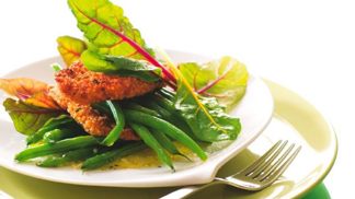 Recept na fazolkový salát s kuřetem v kuskusu