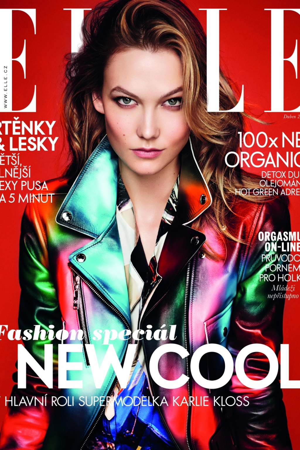 Supermodelka Karlie Kloss hvězdou dubnové ELLE