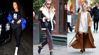 Cool zimní look podle Hailey, Rihanny a Stelly