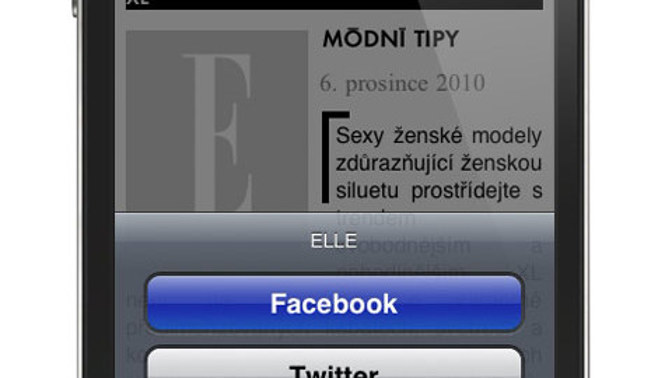 Step by step - jak stáhnout aplikaci Elle pro iPhone