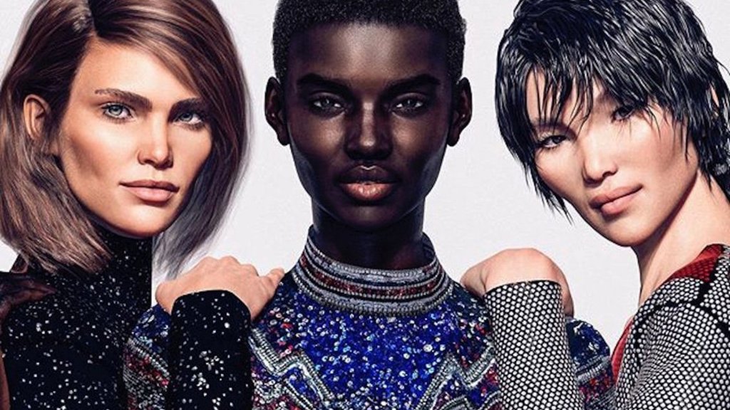 Líbí se vám modelky Balmain? Nejsou skutečné Líbí se vám modelky Balmain? Nejsou skutečné