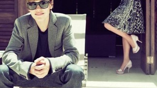 Kim Kardashian a Justin Bieber pro americkou Elle