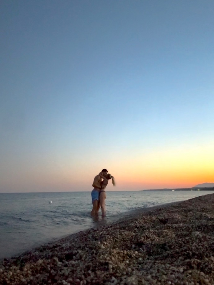 Joeri Heerkens si užíval na Sardinii.
