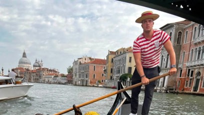 FOTO: René Zavoral navštívil s Miriam Tejklovou italské Benátky.