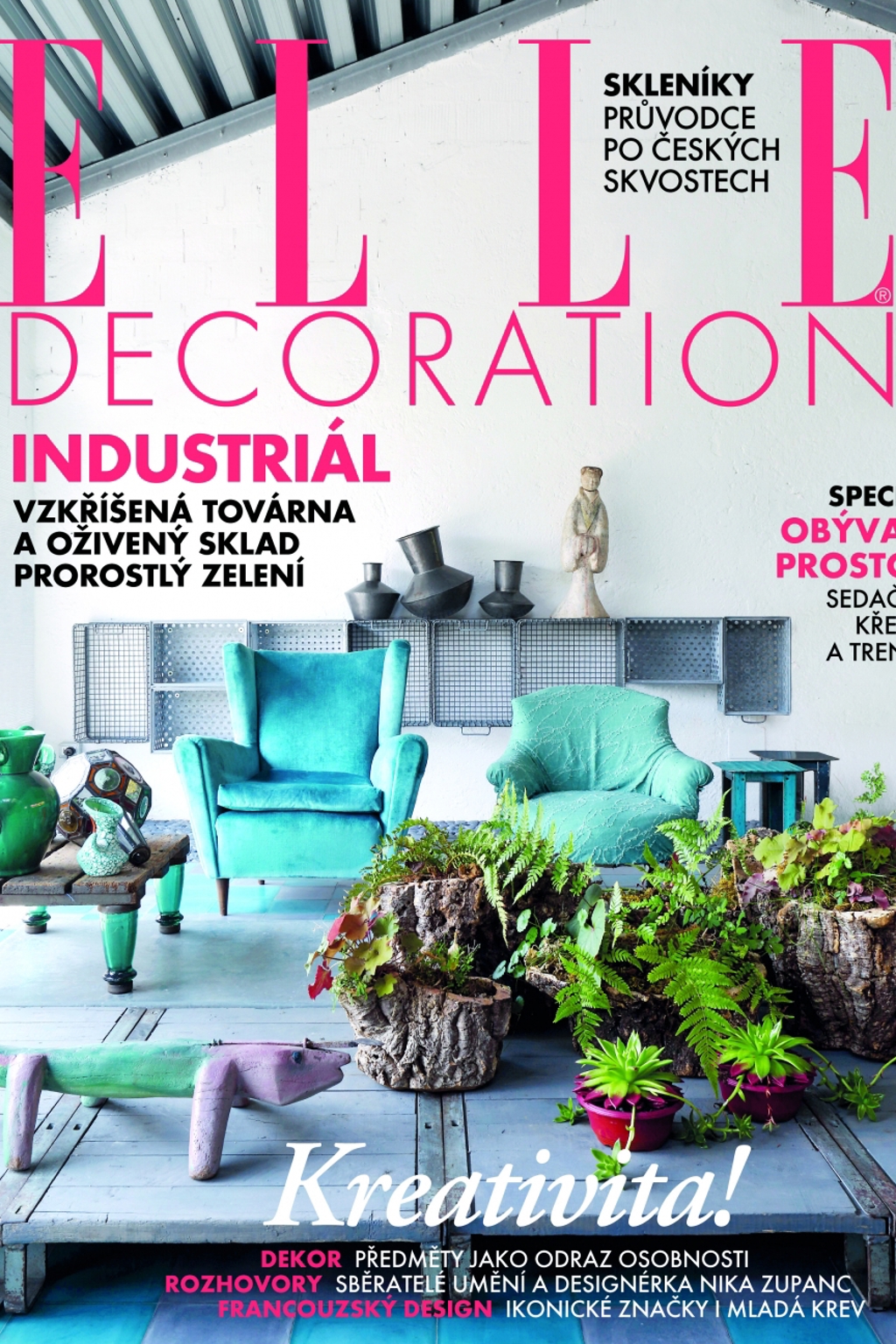 Jarní ELLE Decoration: úchvatné byty v industriálním duchu, ocenění pro české designéry a nejkrásnější obýváky