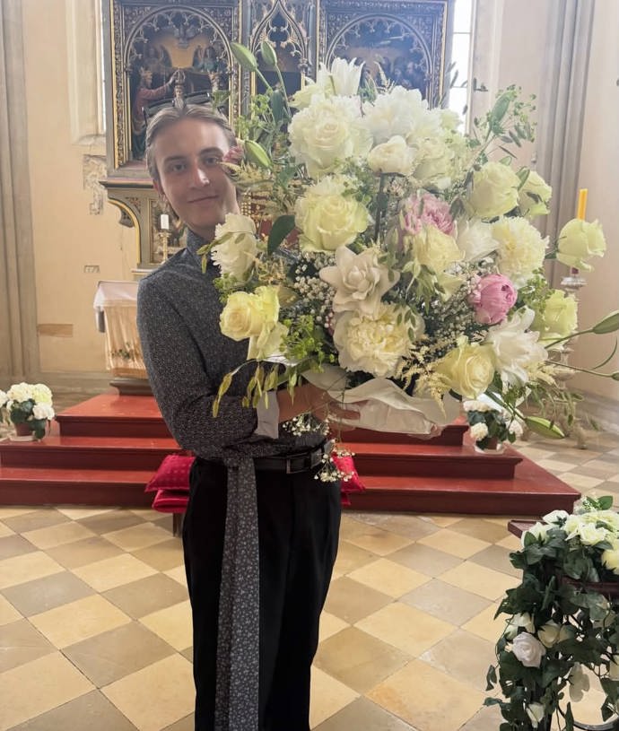 Alfréd Šrámek z Ulice je nadšeným floristou.