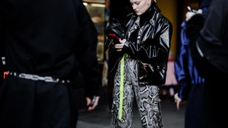 #ELLEstreetstyle: rebelská nálada a hodně kůže