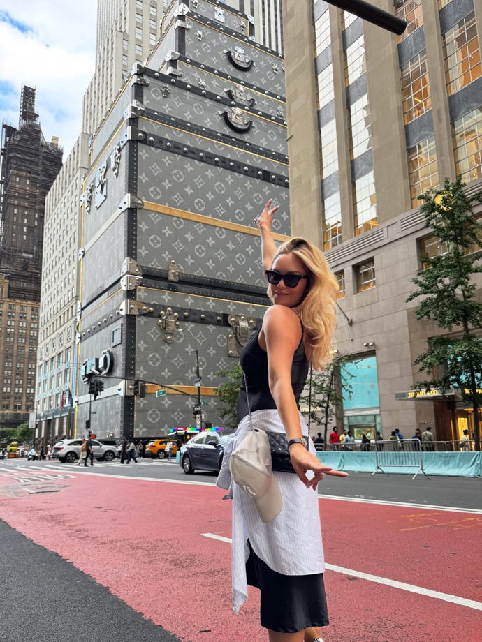 Taťána Kuchařová si užívá v milovaném New Yorku.