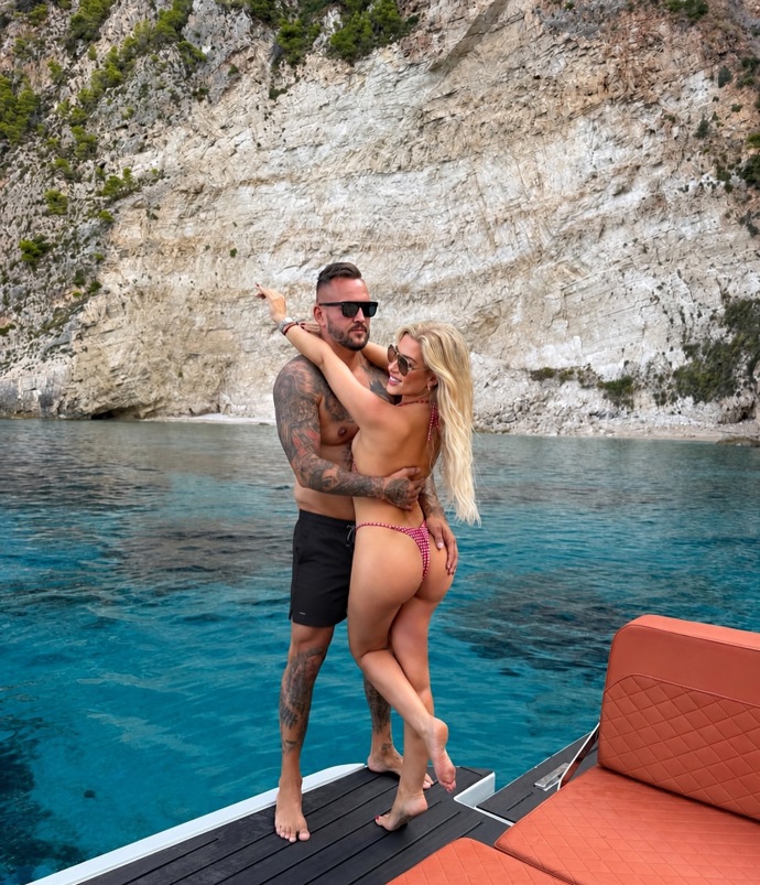 Dominika Myslivcová si užívá dovolenou s Jakubem.