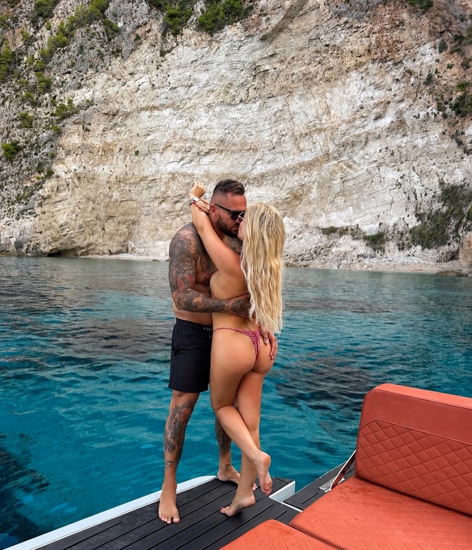 Dominika Myslivcová si užívá dovolenou s Jakubem.