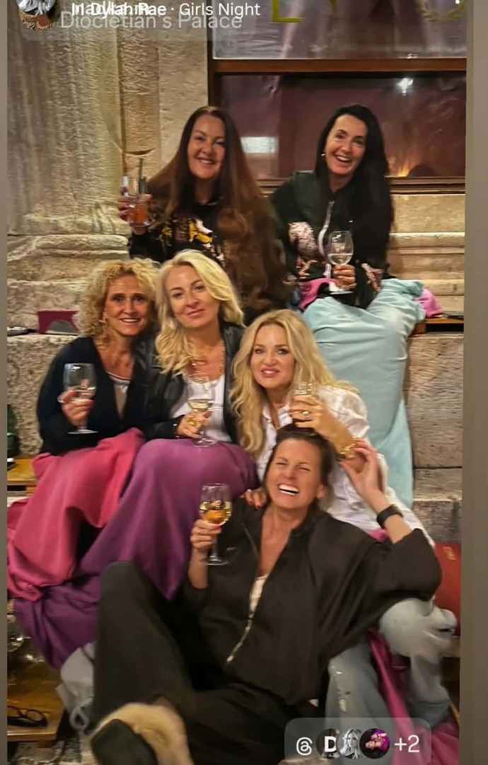 Monika Babišová na dámské jízdě.