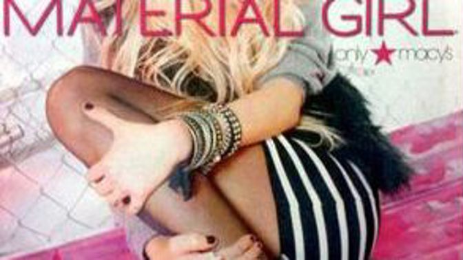 Taylor Momsen jako modelka pro Material Girl