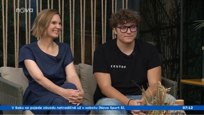 FOTO: Syn Lucie Borhyové, Lucas Papadakis.