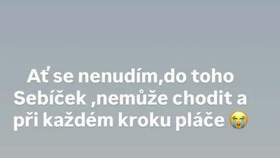 FOTO: Krátce nato skončila v nemocnici také s pětiletým Sebastianem.