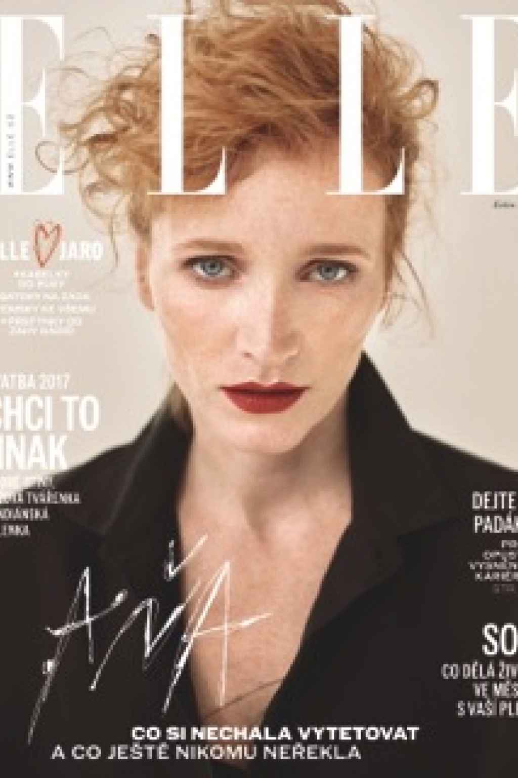 Hlavní roli květnové ELLE hraje Aňa Geislerová