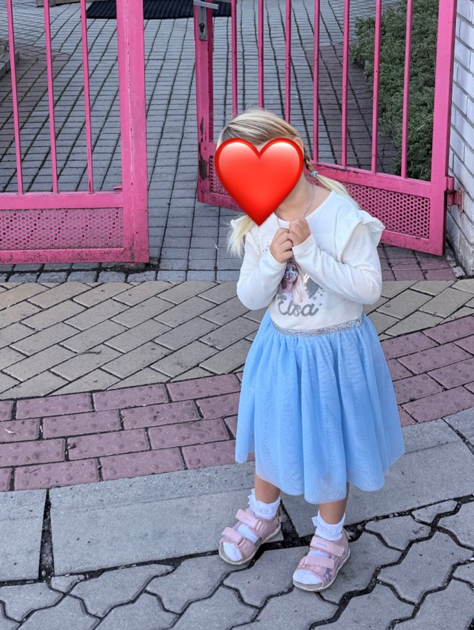 Dcera Agáty Hanychové a Jaromíra Soukupa šla poprvé do školky. 