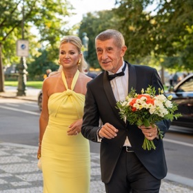 Monika Babišová oslnila outfitem.